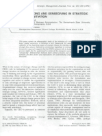 Gioia, D. A., & Chittipeddi, K. (1991) - Sensemaking and Sensegiving in Strategic Change Initiation