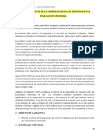 Efecto temperatura servicio características sensoriales