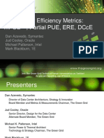 Data Center Efficiency Metrics: Mpue ™, Partial Pue, Ere, Dcce