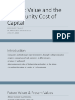 Lecture 2 Present Value and Opportunity Cost of Capital