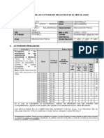 Informe Mensual - Educacion Fisica - Junio