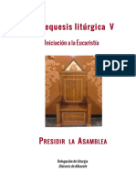 Catequesis Litúrgica V. PRESIDIR LA ASAMBLEA