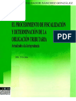 El Procedimiento de Fiscalizacion y Detrerminacion de La Obligacion Tributaria