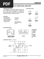 Dual Operational Amplifier