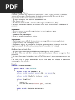 Extension Method: Singleton Design Pattern