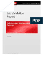 ESG Lab Validation EMC Greenplum DCA Jun 11