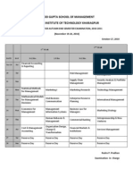 End Sem Examination Time Table - Autumn Semester - 2010!11!27.10.10 - 1.00 PM