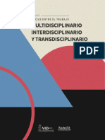 1 Las Diferencias Entre El Trabajo Multidisciplinario Interdisciplinario y Transdisciplinario