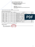 Safety Brake Commercial Invoice for Brake Pads and Shoes