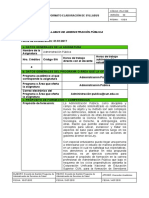 SYLLABUS 2017B ADMINISTRACION PUBLICA (Presencial)