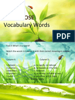 Daily Dose: Vocabulary Words