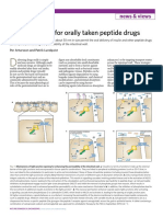 New opening for orally taken peptide drugs with negatively charged nanoparticles