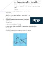 Pair of Linear Equations Solving Methods