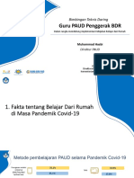 Bimtek Guru Paud Penggerak BDR PDF