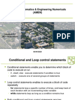 Applied Mathematics & Engineering Numericals (AMEN) : M. Sc. Anoj Winston Gladius Lehrstuhl CVT BCI - TU Dortmund