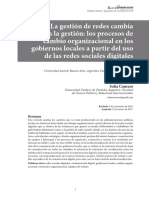 Riorda Conrero La Gestion de Redes Cambia PDF