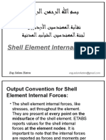 Shell Element Internal Forces