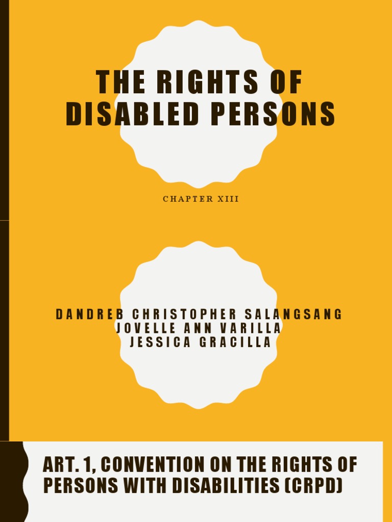 The Rights of Disabled Persons | PDF | Torture | Disability