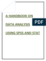 Data Analysis Stata and SPSS A Handbook PDF