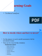 Learning Goals: - Fundamental - Technical Analysis