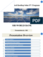 Grid Connected Rooftop Solar PV Program: Sbi-World Bank