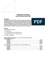 NTE3020 Thru NTE3024 Light Emitting Diode (LED) : Description