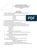 Biology Form Three PDF