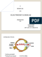 Electrooculogram: A Seminar ON