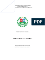 Mechanical Engineering. Product Development-1 PDF