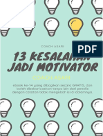 13 Kesalahan Jadi Motivator