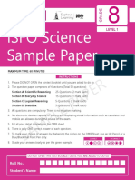 ISFO Sample Paper Science 8
