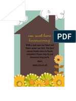 Housewaming Invitation Template 10