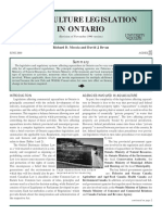 Aquaculture Legislation in Ontario PDF