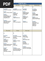 CSIRO Total Wellbeing Diet Menu Guide | PDF | Salad | Steak