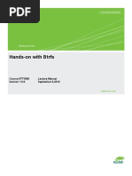 Hands-On With BTRFS: Course ATT1800 Lecture Manual September 6,2012