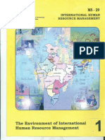 Block-1 The Environment of International Human Resource Management PDF