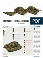 How To Paint A Tritonal Camouflage On A Panzer Iv: Victrix Games