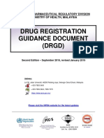 Drug Registration Guidance Document DRGD Second Edition Revised January 2019