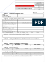 HSE FM 05 First Information Report