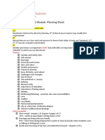 Assessment Task # 1 Module - Planning Sheet: by Adeline Yen Mah