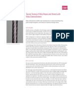 Tensile Testing of Wire Ropes and Strand With Video Extensometers