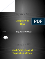 Physics XII: Chapter # 11 Heat