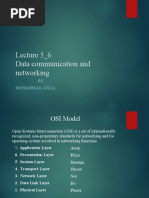 Lecture 5 - 6 Data Communication and Networking: BY Muhammad Afzal