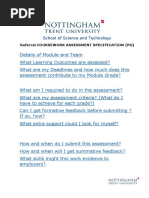 School of Science and Technology: Referral Coursework Assessment Specification (PG)