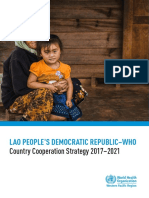 Lao People'S Democratic Republic-Who: Country Cooperation Strategy 2017-2021