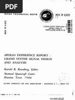 Download Apollo Experience Report S-Band Sstem Signal Design and Analysis by Bob Andrepont SN46967275 doc pdf