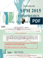 SPM 2015 Comprehension