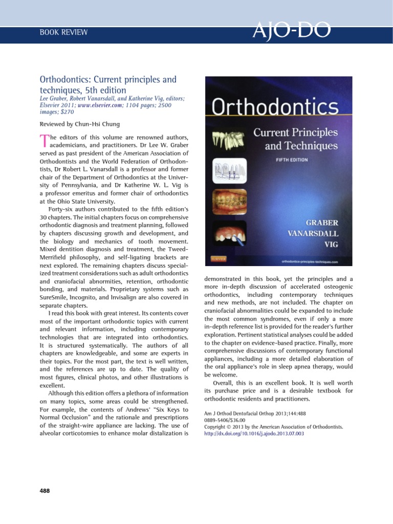 Orthodontics Current Principles and Techniques 5th | PDF | Orthodontics ...