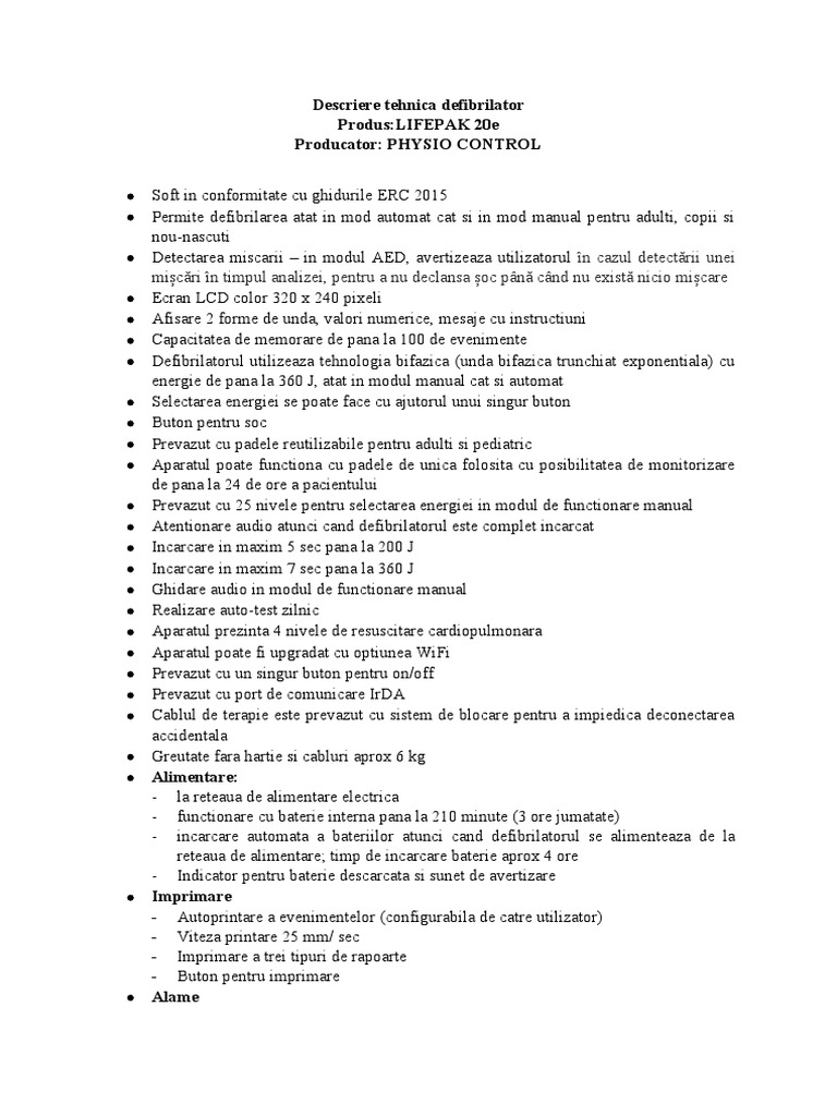 Defibrilator Cu Pacemaker Extern | PDF