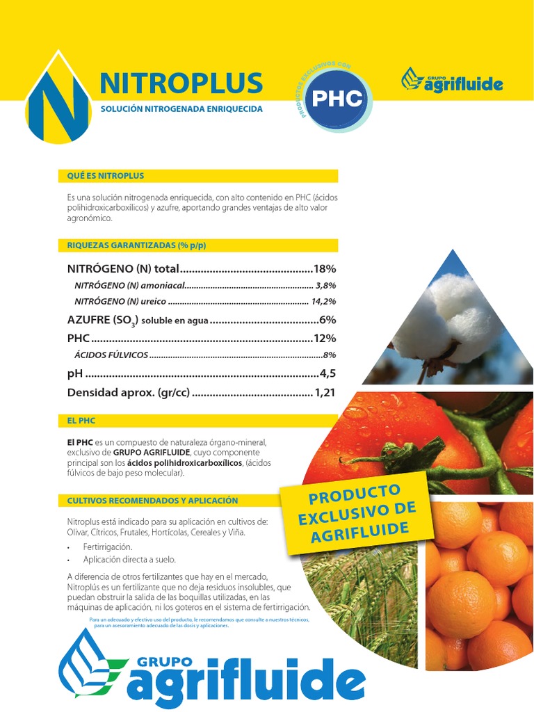 Nitroplus: Fertilizante Organo-Mineral | PDF | Fertilizante | Química
